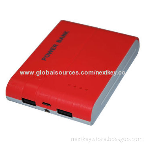 Dual USB 12000mAh Portable Power Station for iPhone, 5V, 1A Output